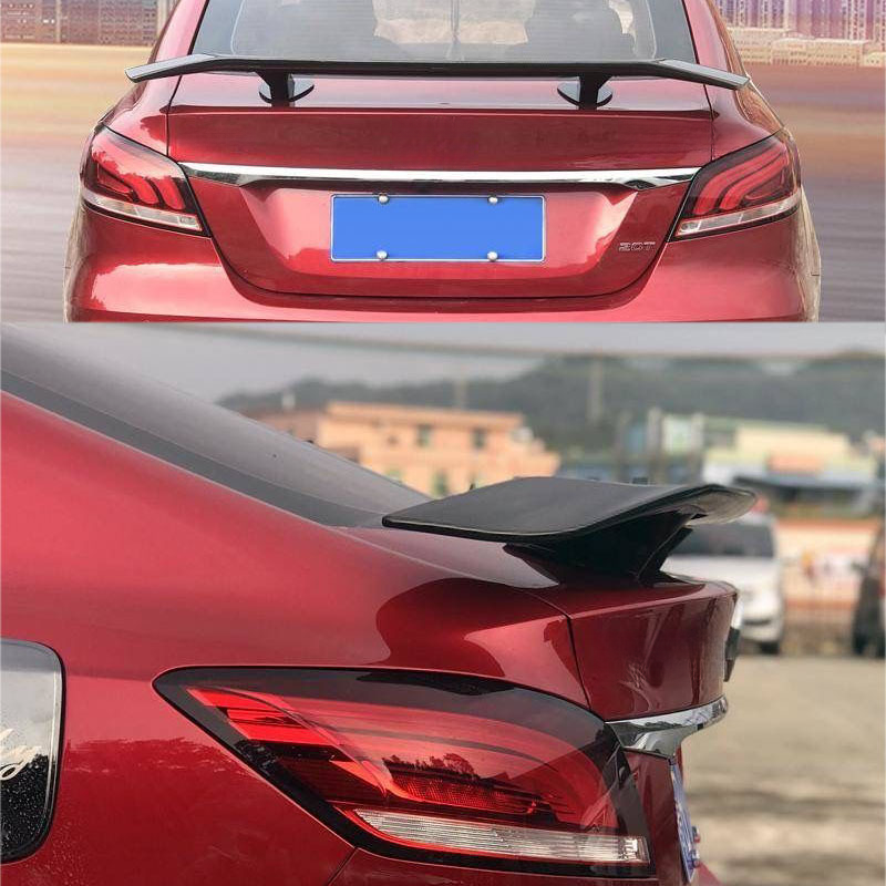 Dreikastenlimousine, Auto, Universalheckflügel, Flugzeugumbau, Sport, Kein Bohren, Großer Starrflügel mit Licht,_voghion.com
