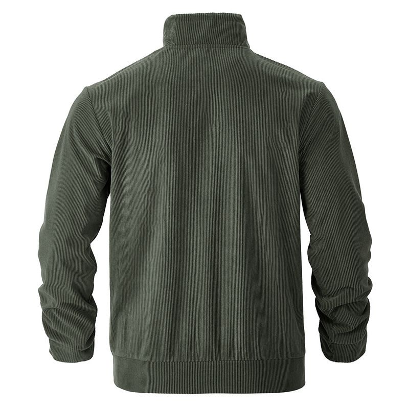 Autumn New American Workwear Casual Loose Lapel Corduroy Jacket For Men_voghion.com