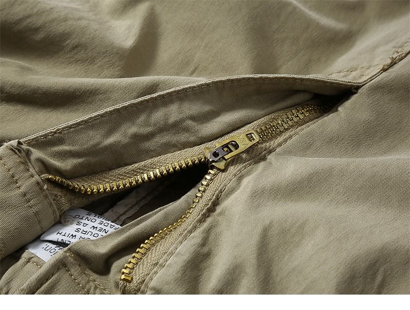 Herrenbekleidung Outdoor-Arbeitsshorts Sommer-Casual-Cargo-Shorts mit mehreren Taschen Bequemer Baumwollstoff Gerade Passform für den täglichen Gebrauch_voghion.com