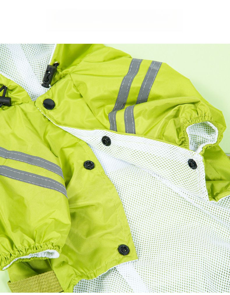 Clothing Universal Raincoat Large Small Full Coverage Leash Outdoor Dog Pet Clothes_voghion.com