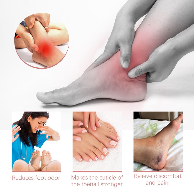 EELHOE essência de banho comprimido efervescente corpo pé pulso casulo cinza cuidados com as unhas_voghion.com