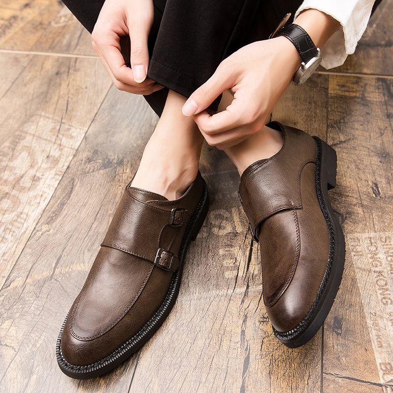 Estudio fotográfico Estilista de cabello Negocio Hebilla Meng Ke Ropa formal Zapatos de cuero_voghion.com