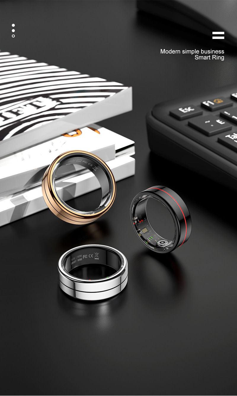 Rings R04 Smart Glasses Blood Oxygen Heart Rate Sleep Health Monitor Step Counter Smart Ring Smart Ring_voghion.com