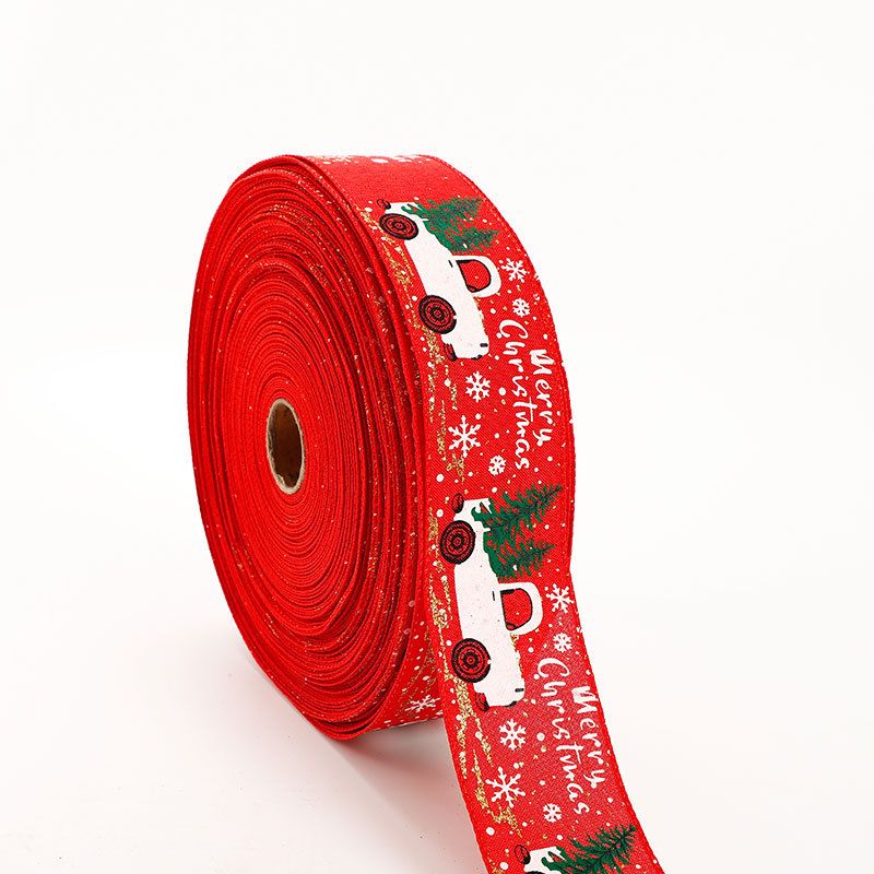 Ruban neuf, ruban oignon doré à paillettes, ruban de Noël, ruban organza, décoration cadeau, ruban pour sapin de Noël, vente en gros._voghion.com