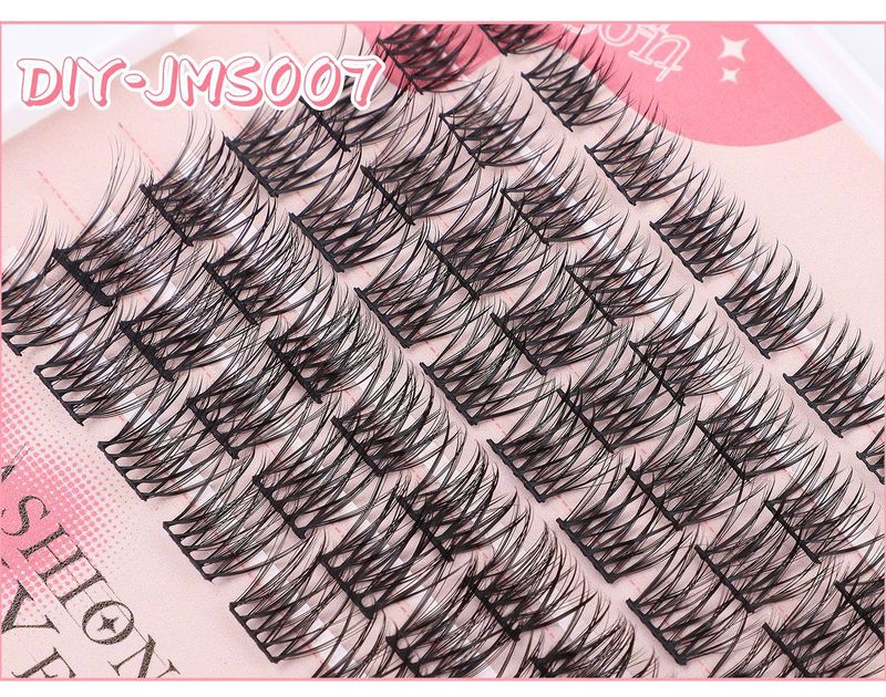 False Eyelashes Eyelash Book DIY Segmented Eyelashes False Eyelashes D Curve Thick Curling 30D40D60D Single Cluster Hair_voghion.com