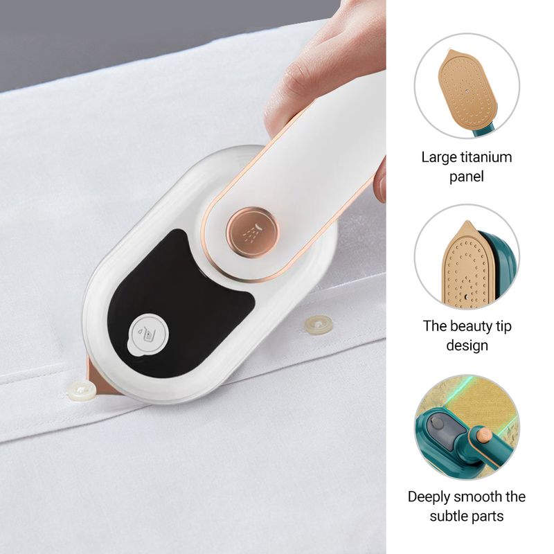 Mini Garment Steamer Dampfbügeleisen Handheld Tragbare Heimreisen Für Kleidung Bügeln Nass Trocken Bügelmaschine_voghion.com