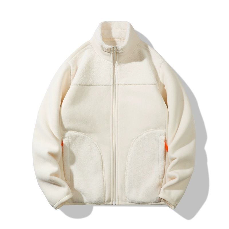 U Brand Same Style Outdoor Couple Base Layer Double-Sided Jacket Women Thickened Polar Fleece Sweatshirt Autumn Winter_voghion.com