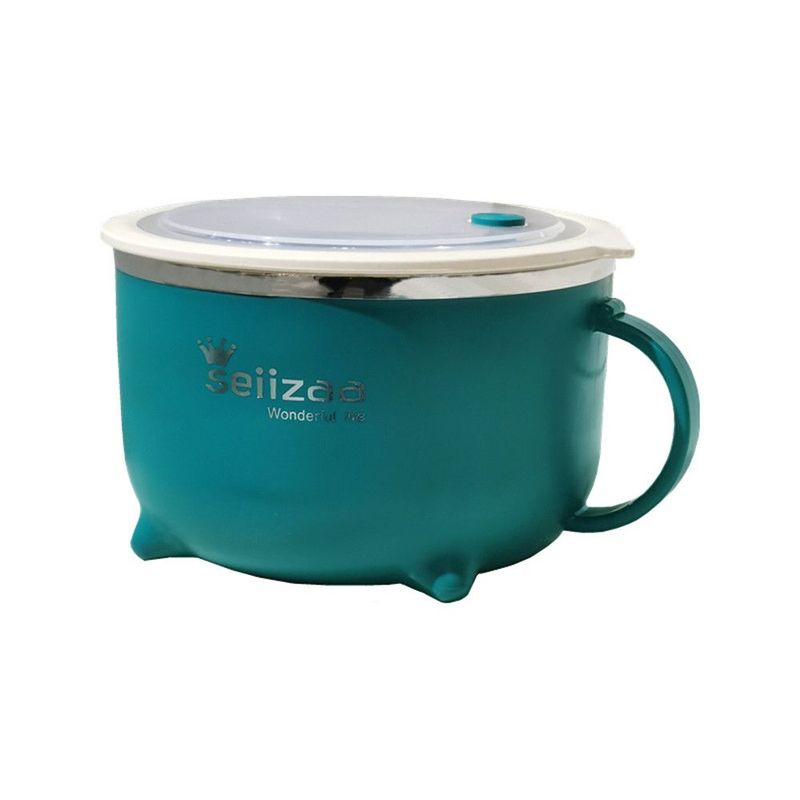 Miska na posiłek ze stali nierdzewnej 304, przenośna, studencka, lunchbox, szczelny, kubek na makaron instant z podwójną izolacją, szybka żywność_voghion.com