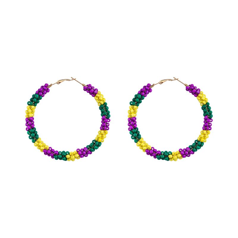 Orecchini con lettera elemento carnevale orecchini cappello da clown orecchini rotondi orecchini creativi_voghion.com