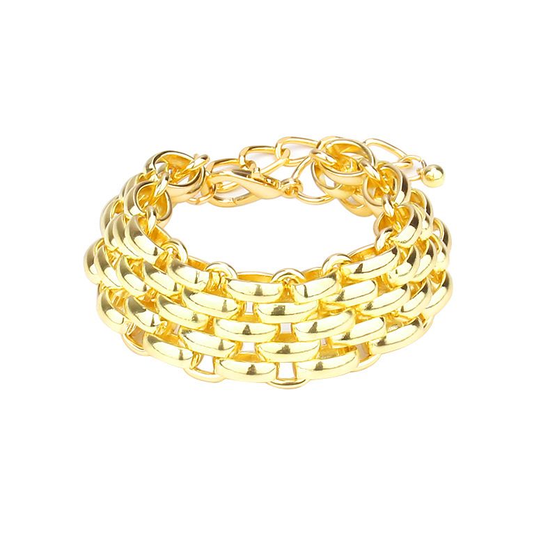 Accessori Nuovo Stile INS Moda Frusta Hip-hop Trendy Personalità Bracciale a Catena in Metallo_voghion.com