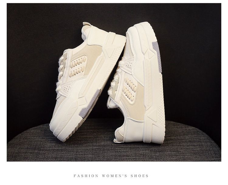 Sieviešu ikdienas apavi Ādas apavi ar platformu sievietēm Sieviešu kedas Sieviešu balti sporta kurpes Viegli apavi_voghion.com