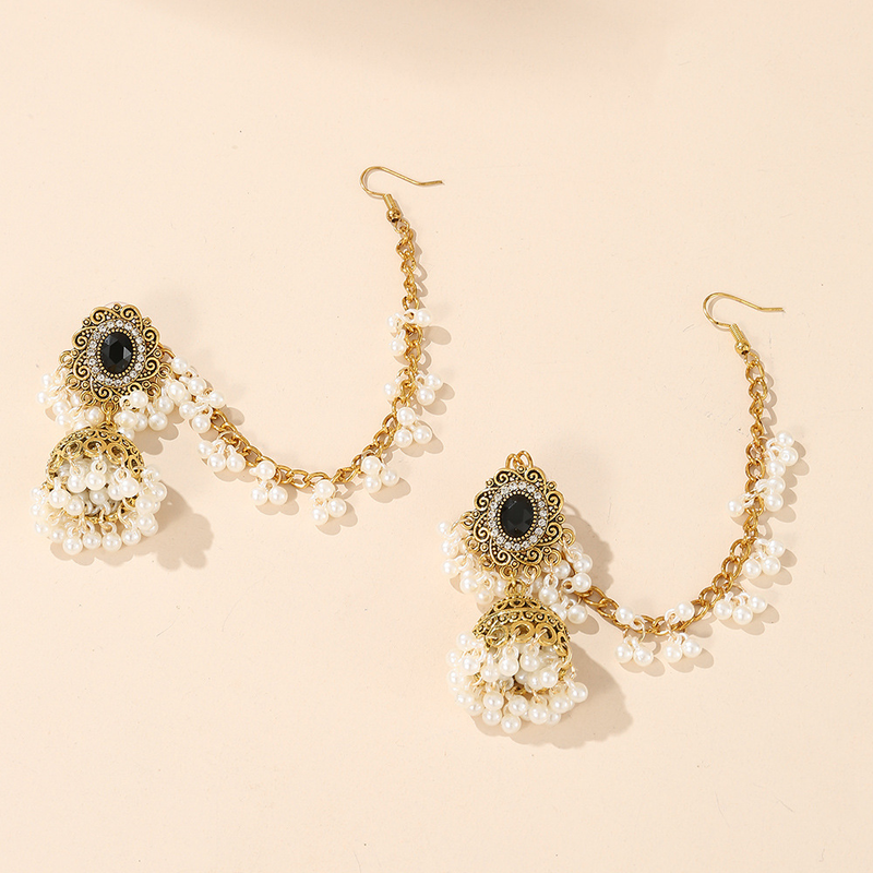Designer Style Retro Bohemian Metal Ethnic Style Earrings Female Personality Temperament Exotic Style Earrings_voghion.com