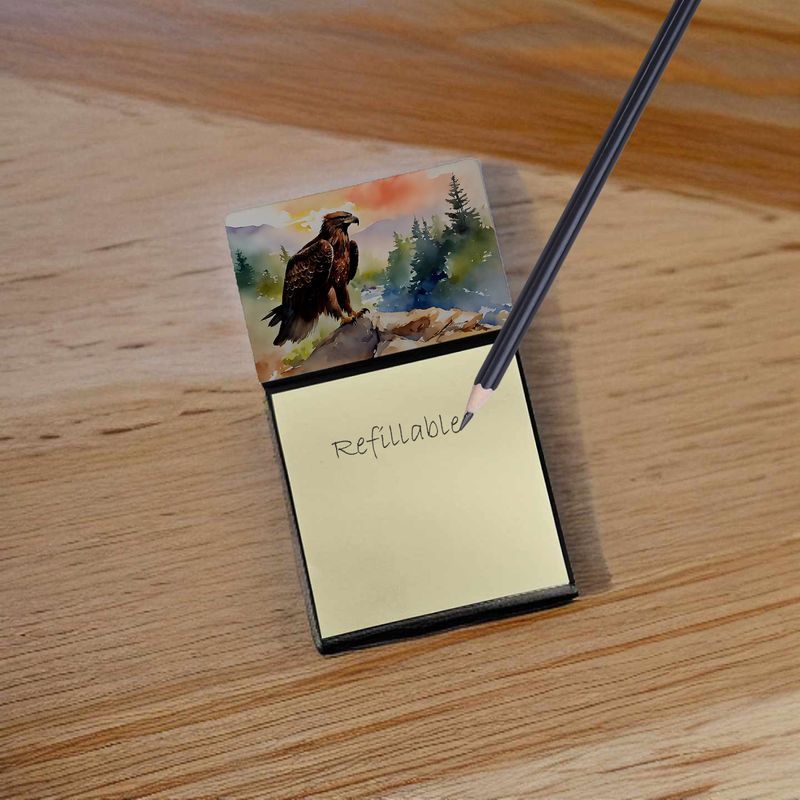 NEW Eagle Sticky Note Holder Refillable Dispenser Self-Sticky Note Pads, Memo Pads Blank Desk Accessories_voghion.com