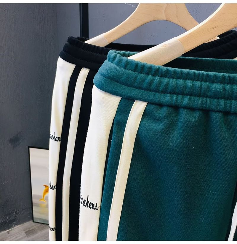 Pantalon Tendance Marque Pi Shuai Fried Street Automne Et Hiver Crop Leggings Hommes Étiqueté Décontracté Américain_voghion.com