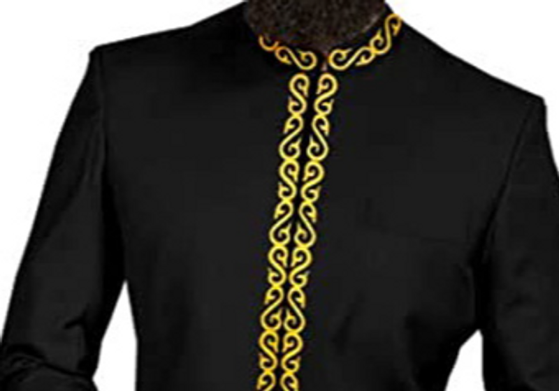 2-teiliges Stickset im Ethno-Stil für Herren_voghion.com