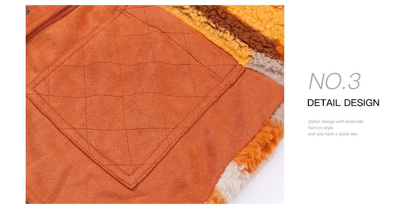 Shiying autumn new geometric pattern women, loose and casual, warm long sleeved jacket for women_voghion.com