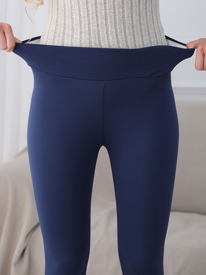 Women's Clothing High Waisted Embroidered Cat Plush Leggings Autumn And Winter Running And Cycling Leggings_voghion.com