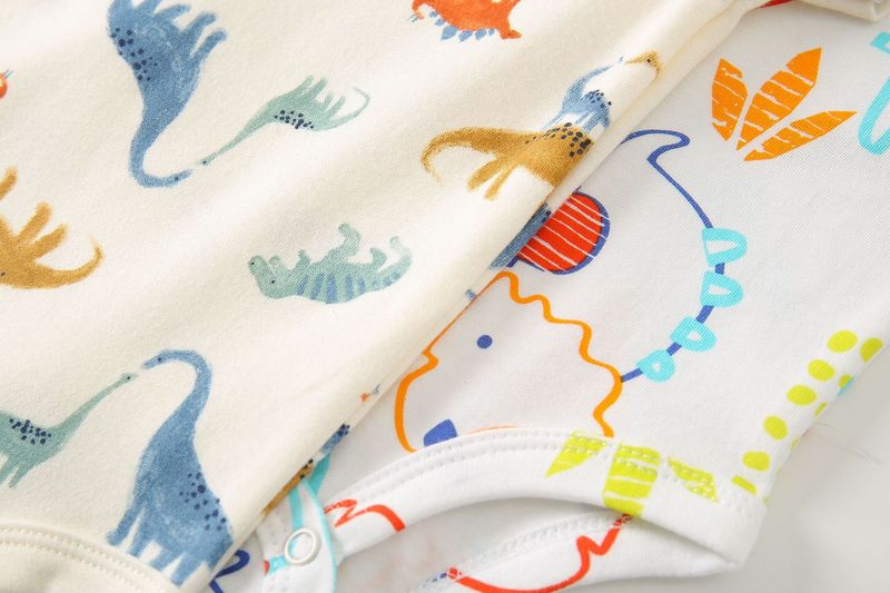 Tutina triangolare per neonati e bambini, a maniche corte, in puro cotone, tipo A, estiva, per neonati, sottile, per gattonare, monopezzo, per neonati, transfrontaliera_voghion.com