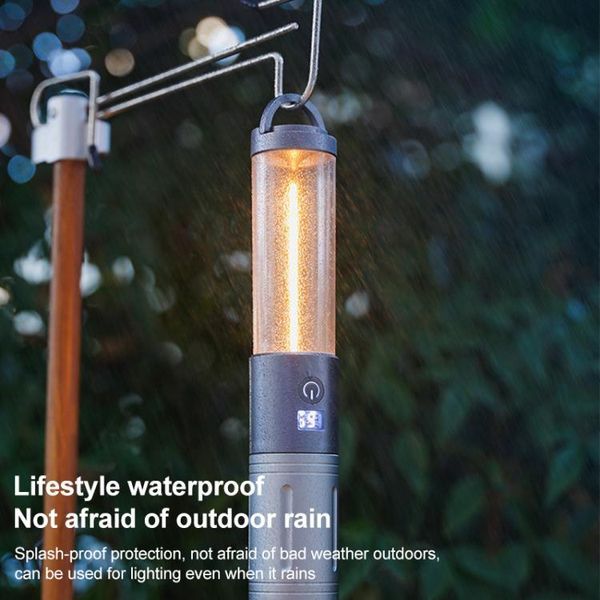 Camping-Taschenlampe, wiederaufladbares Notlicht_voghion.com