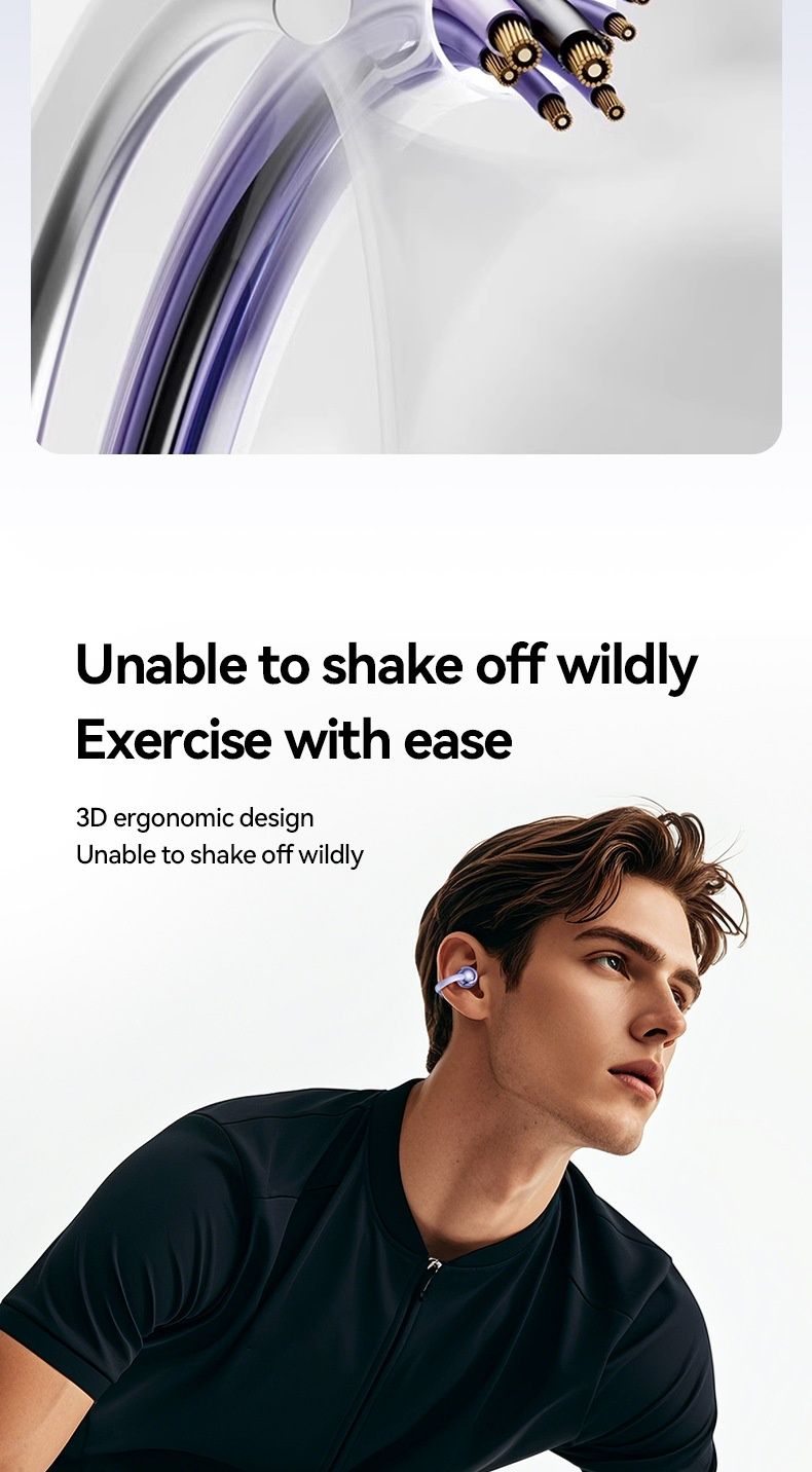 NeoGear Cross-Border Hot-Selling AI Smart Translation Bluetooth Earbuds Clip-On Noise Cancelling Waterproof High-Quality Bone_voghion.com