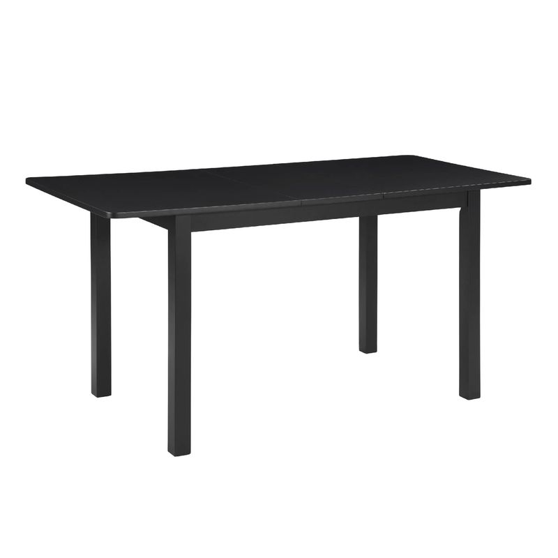 59‘’ Extendable Dining Table, Modern House Dining Room Table For 4-8, Wooden Kitchen Table , Dining Room, Working Office, Home Living Room Furniture For Small Space, Black_voghion.com