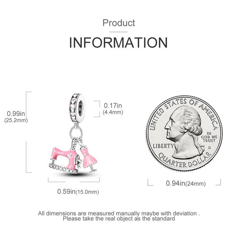 Gioielli da donna originali in argento sterling 925 con perline, charm Life, tazza da caffè, champagne, bicicletta, profumo, accessori fai da te, bracciale_voghion.com