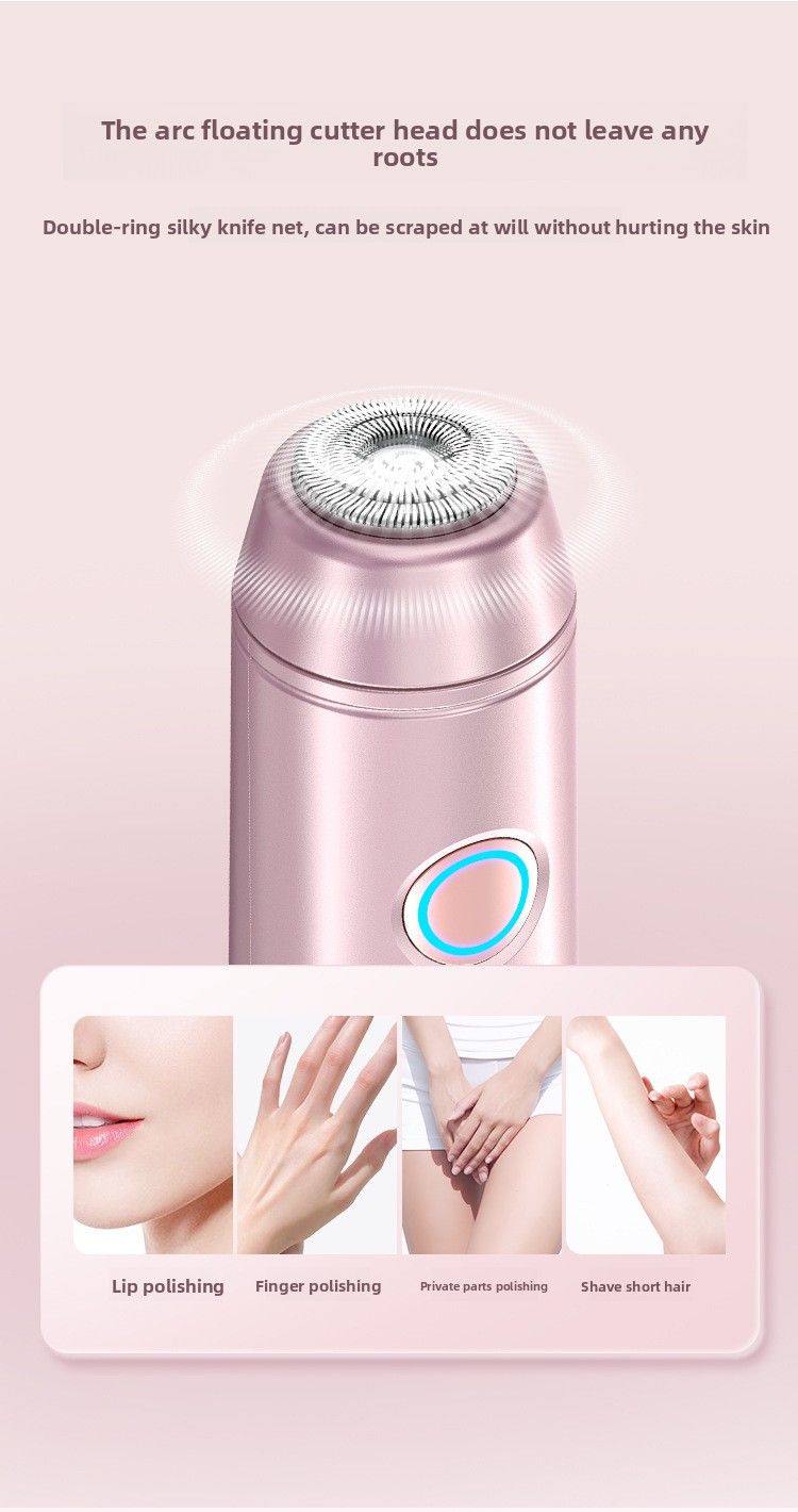 Neues elektrisches Entfernungsgerät für Damen, waschbarer Ganzkörperrasierer, Achselhaarschneider mit Doppelkopf_voghion.com