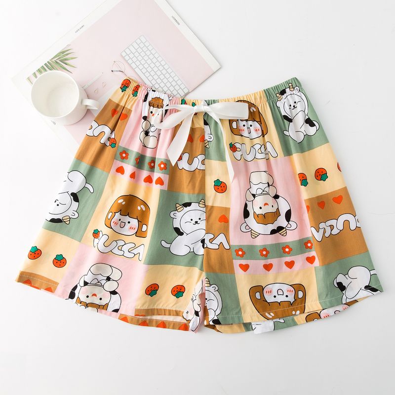 Indumenti da notte da donna Di grandi dimensioni, larghi e sottili, possono indossare pantaloni del pigiama_voghion.com