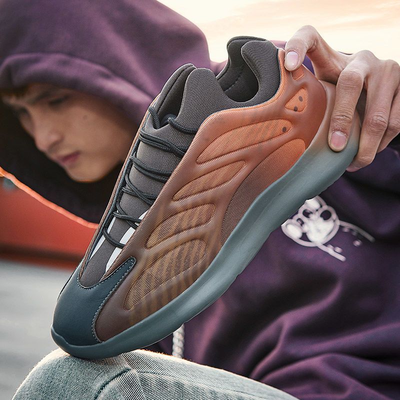 Fluoreszierende 2024 Sommer Terra Cotta Warriors Allmähliche Veränderung Papa Schuhe Sport Casual Schuhe_voghion.com