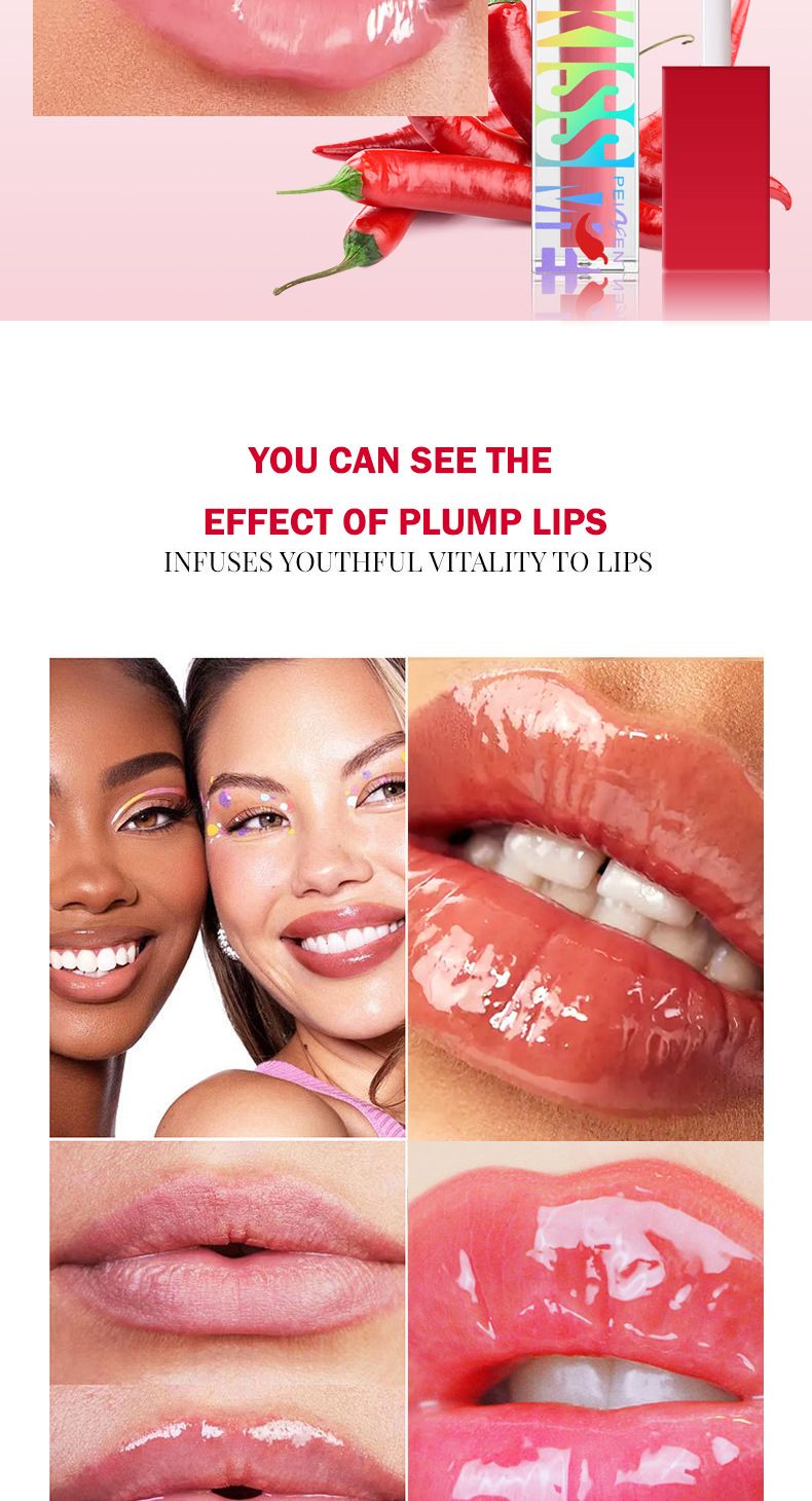 Lip Gloss Sweet Kiss Lip Plumper Waterproof, Moisturizing And Easy To Color Lip Plumper_voghion.com