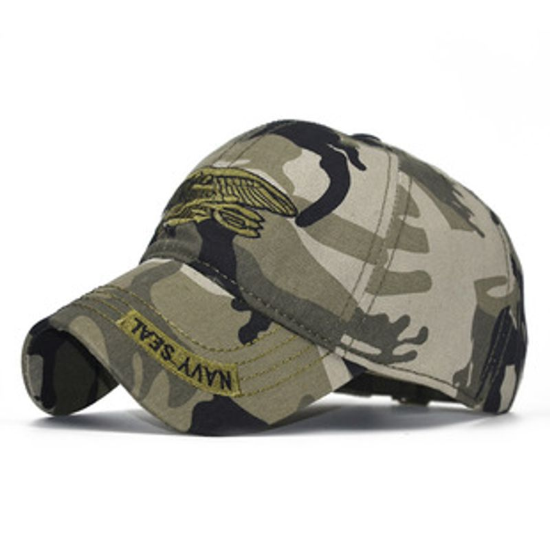 Cappellini da baseball unisex a righe mimetiche US MARINES piatti all'aperto_voghion.com