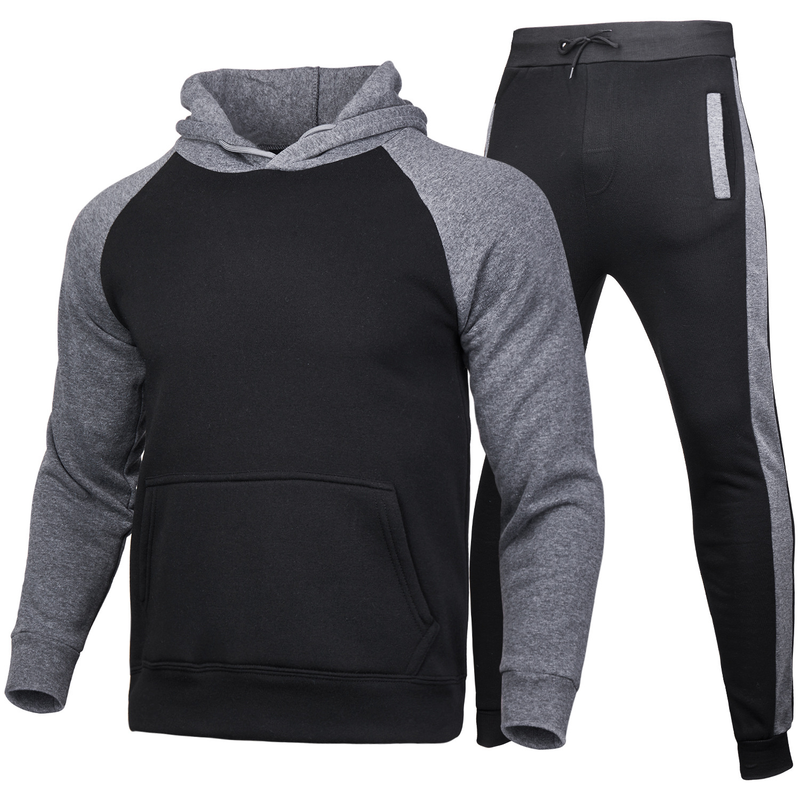 2023 Lente en herfst nieuwe effen kleur heren lange mouwen 3D sport casual trui trui los_voghion.com