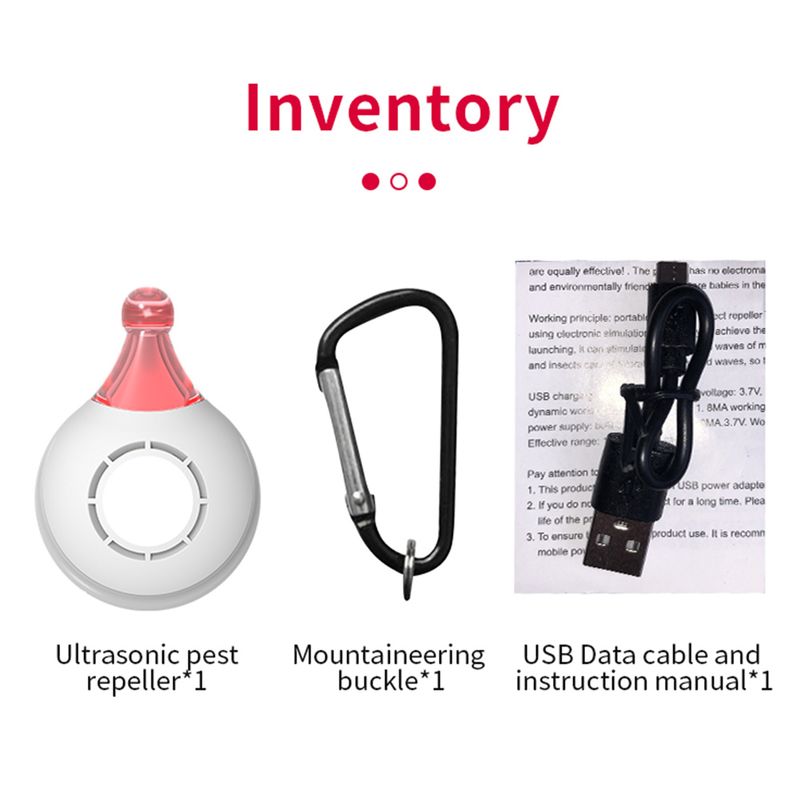 Portable Insect Repellent Device Mosquito Killer USB Ultrasonic Pest Repeller Frequency Lice Repellent Pet Gadget_voghion.com