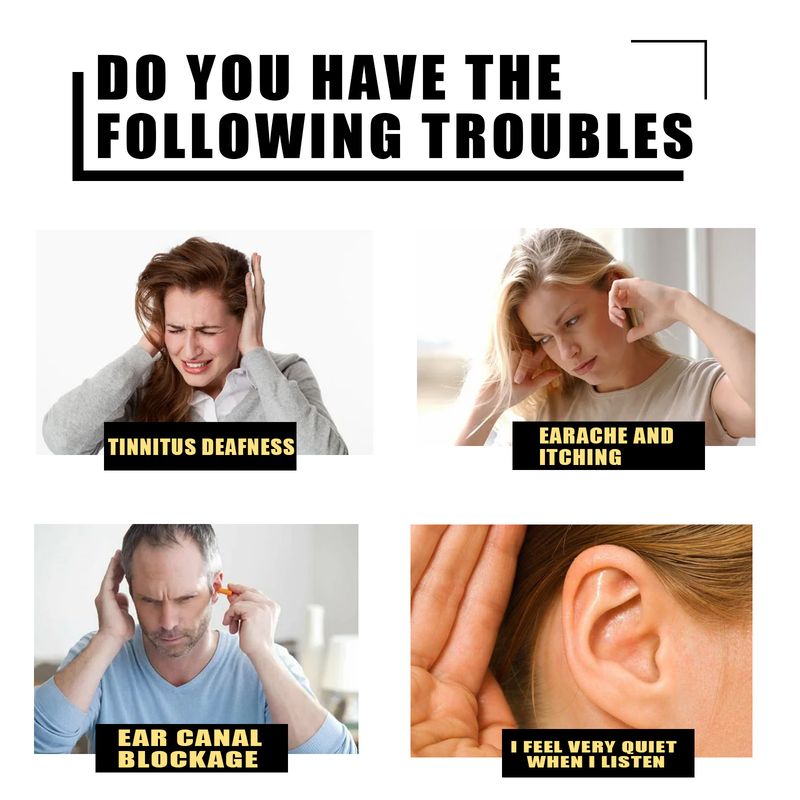 EELHOE Oil Clean Earwax Σταγόνες για την ανακούφιση από εμβοές, πλάτη και αυτιά_voghion.com