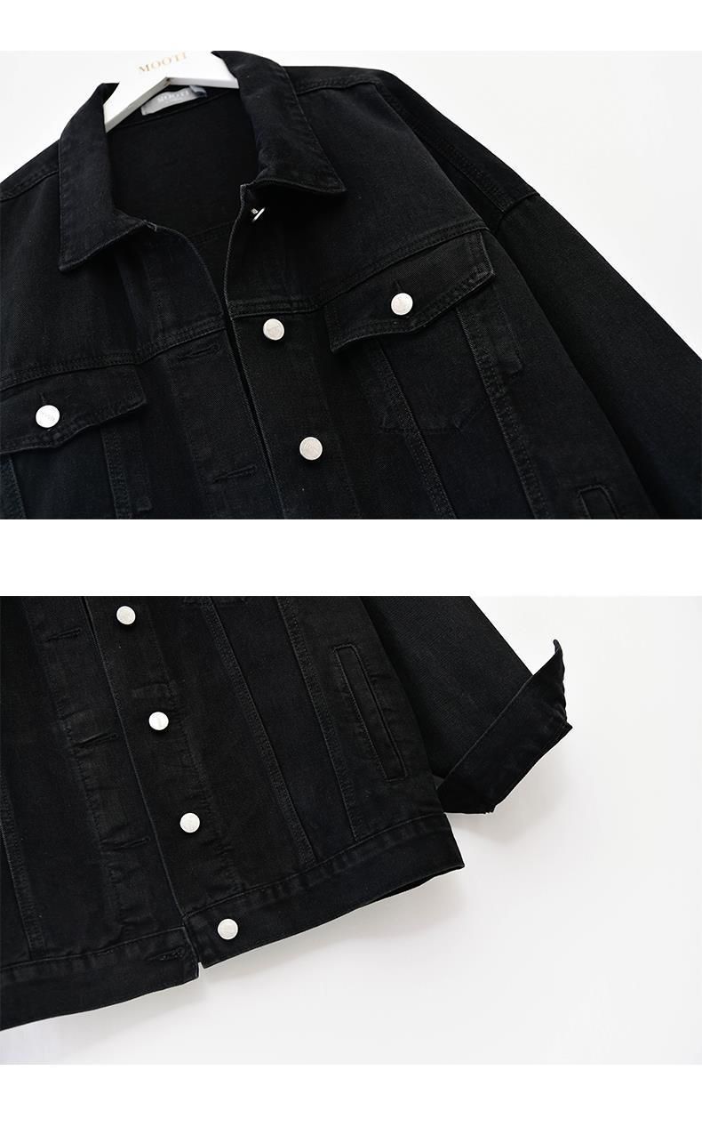 Női ruházat őszi plus size női ruházat kövér lány divatos vékony kapucnis nyomtatott farmerdzseki női 6132_voghion.com