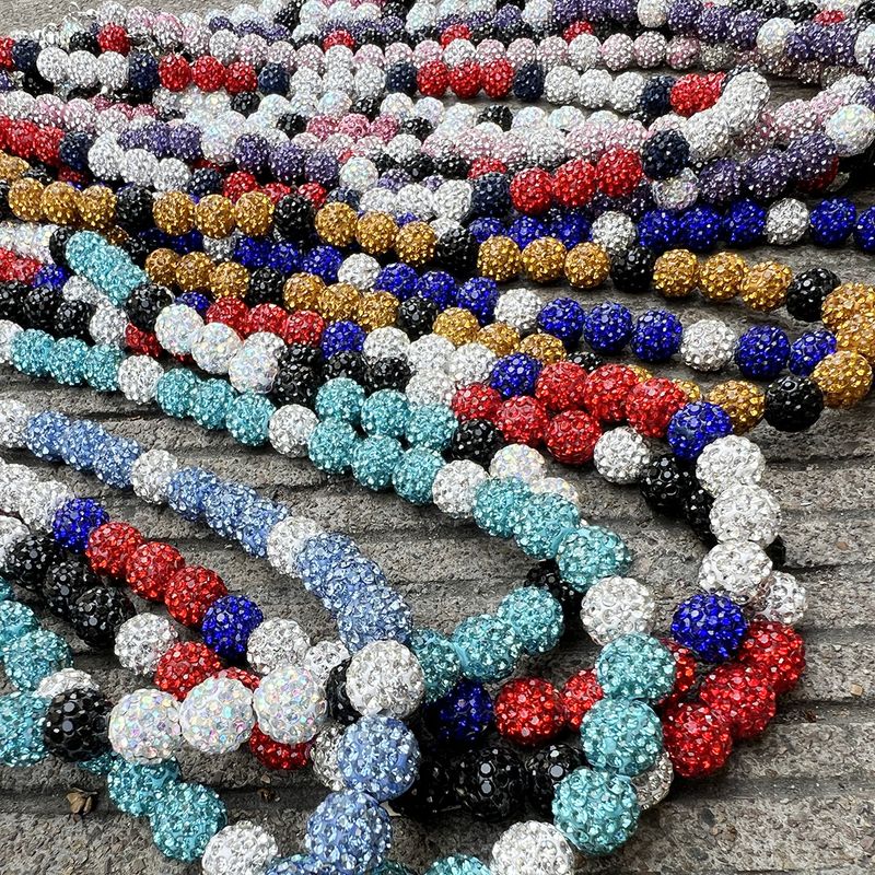 Collana da baseball per uomo e donna - Collana con ciondolo in cristallo scintillante hip hop con strass multicolore, design a 6 file di diamanti, catena regolabile_voghion.com