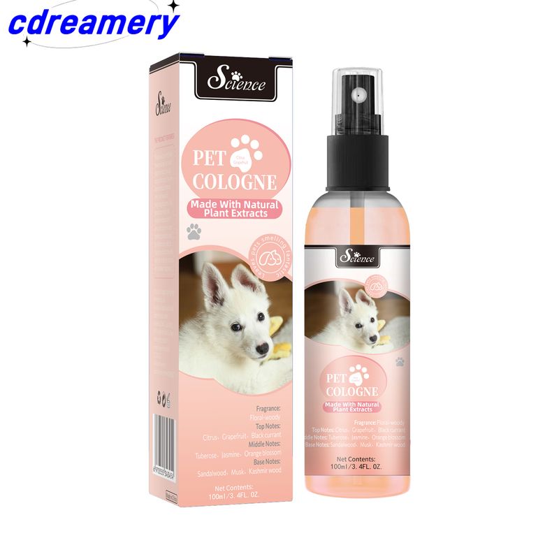 Lemmikkien hajuvesi, yleiskäyttöinen kissan ja koiran hajuvesisuihke, poistaa kehon hajun ja nestemäisen hajun_voghion.com