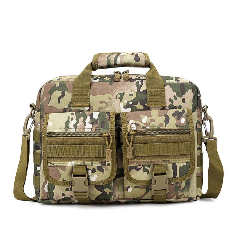 Borsa tattica da uomo, con tracolla, per laptop da 13 pollici, formato A4, con tracolla singola, borsa da lavoro orizzontale_voghion.com