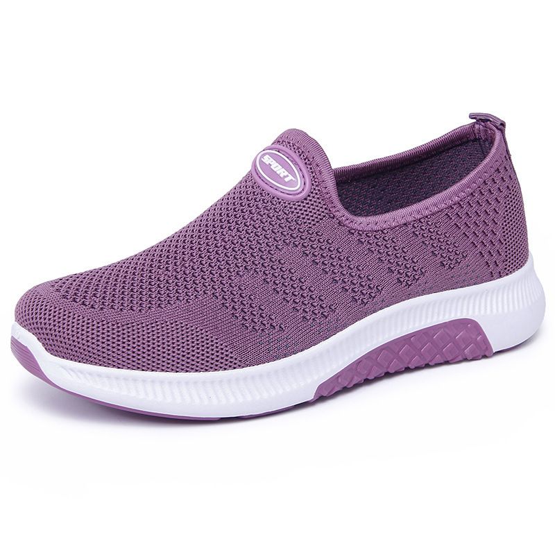 2025 Nuovo panno di vecchia Pechino per le donne casuali sportive da corsa comode leggere ispessite suola morbida scarpe da mamma_voghion.com
