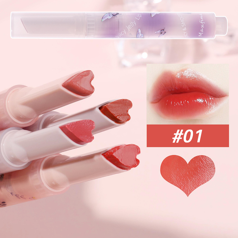Forma lucida Love Jelly Lip Glaze Specchio lucido Colore nudo Rossetto Lipgloss Cherry Impermeabile coreano Beau stick gloss_voghion.com