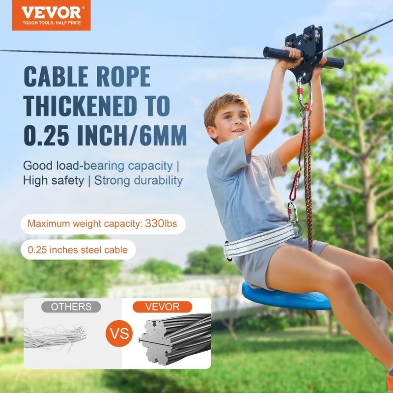 With Zipline Setup Adult And Up Zipline Kit For Backyard Zip To Lb Quick Entertainment Line Playground Outdoor Kits Ft 120 500_voghion.com