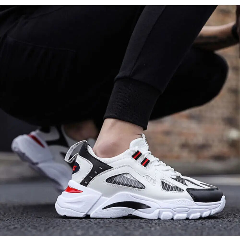 Herenschoenen Sportschoenen Basketbalschoenen Sneakers Canvas Synthetisch Duurzaam Ademend Steunzoolschoeisel_voghion.com