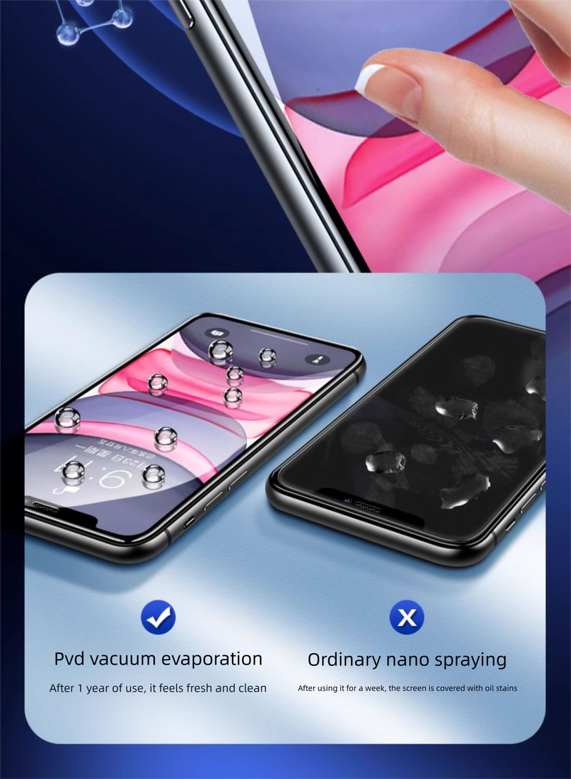 Compatible With 17 16 Pro Max Tempered Glass Screen Protector IPhone 15 Airbag Anti-drop 13 Phone Film 14 Dust-free_voghion.com