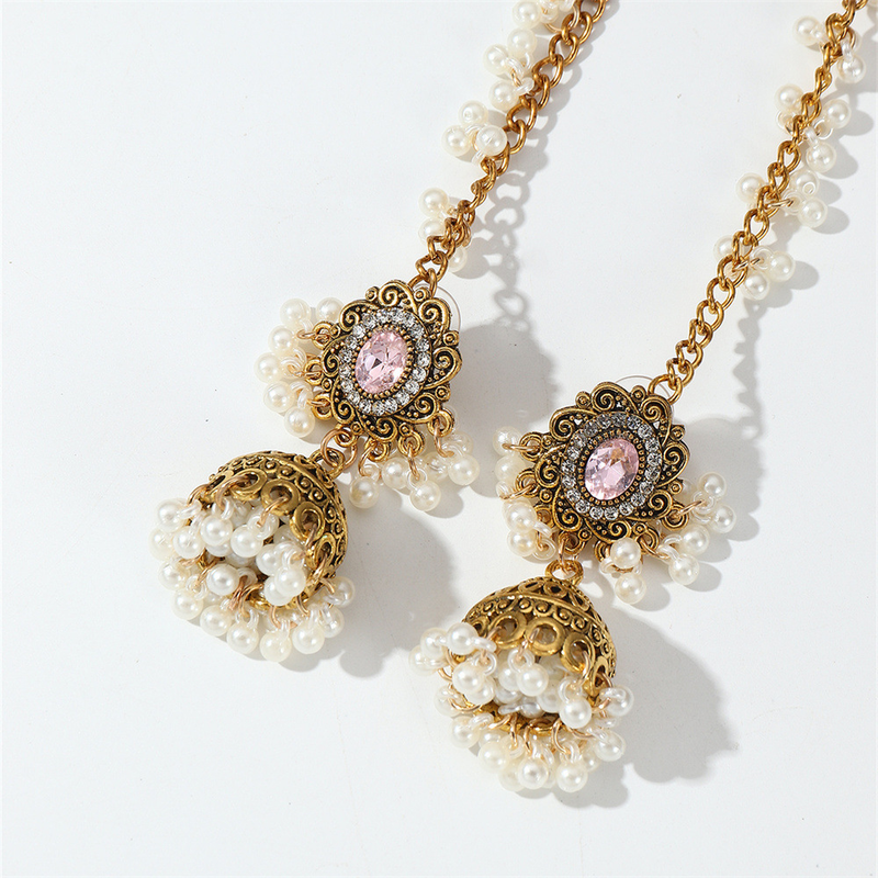 Designer Style Retro Bohemian Metal Ethnic Style Earrings Female Personality Temperament Exotic Style Earrings_voghion.com