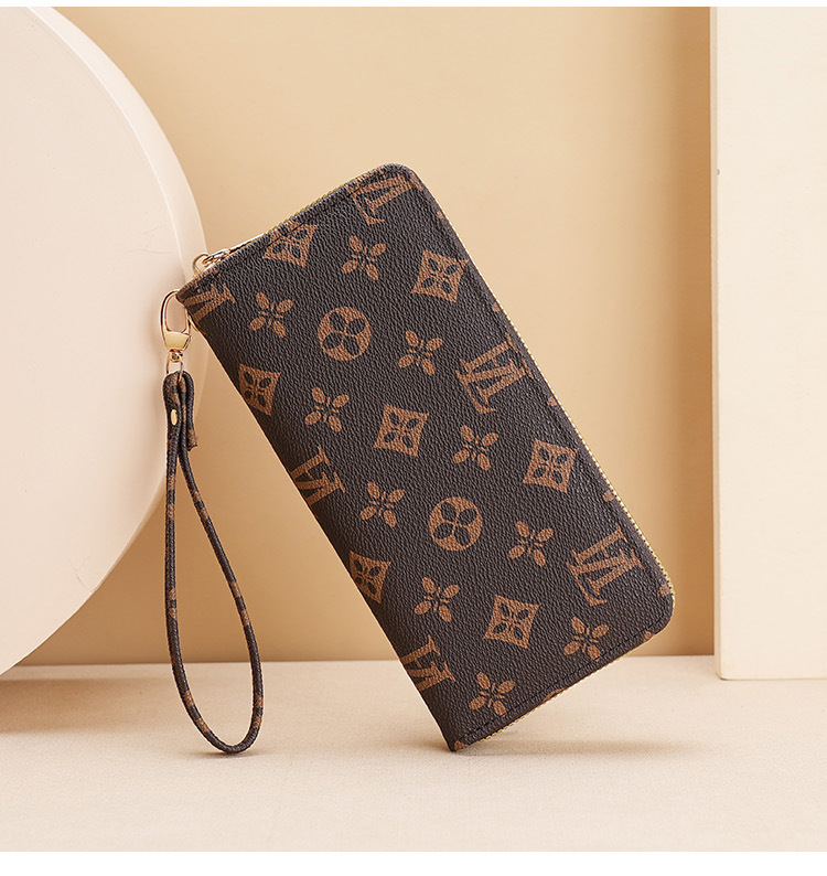Lompakkokukkaro Naisten Naisten Pitkä Clutch Laukku Monitoiminen Suuri kapasiteetti Presbyopia Matkapuhelinlaukku Kolikko Lompakko Lompakko Lompakko Lompakko_voghion.com