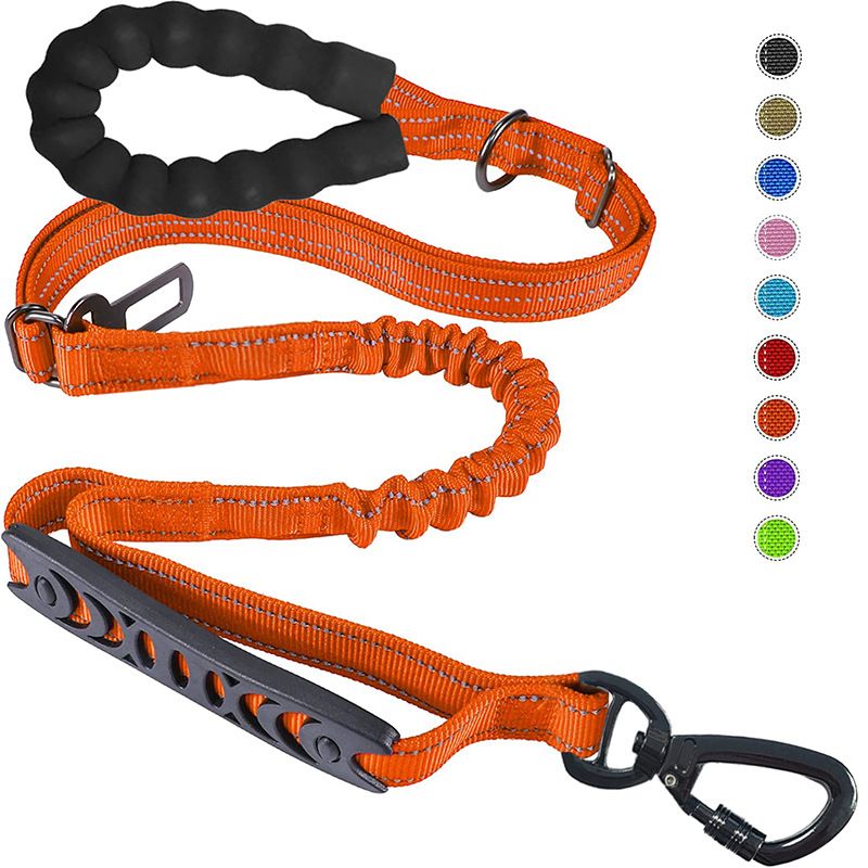 Large Elastic Cushion Explosion-Proof Multi-Functional Dog Leash Pet Supplies For Walking And Running_voghion.com
