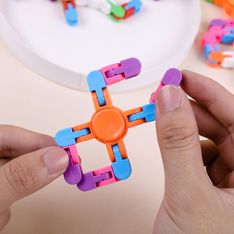 Criativo variedade cadeia três garra fidget spinner lazer alívio brinquedo fidget spinning deformação spinner_voghion.com