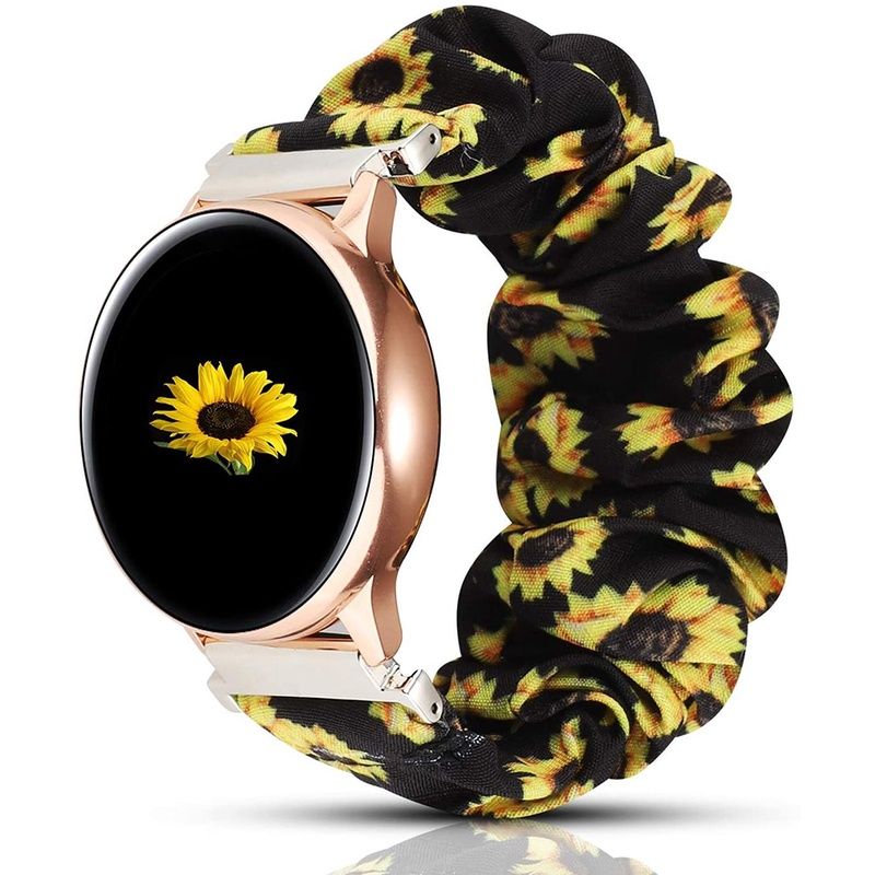 Elastic Nylon Loop Strap For Samsung Galaxy Watch 4 40mm 44mm Band Scrunchies Bracelet For Samsung Galaxy Watch4 Classic 42/46mm_voghion.com