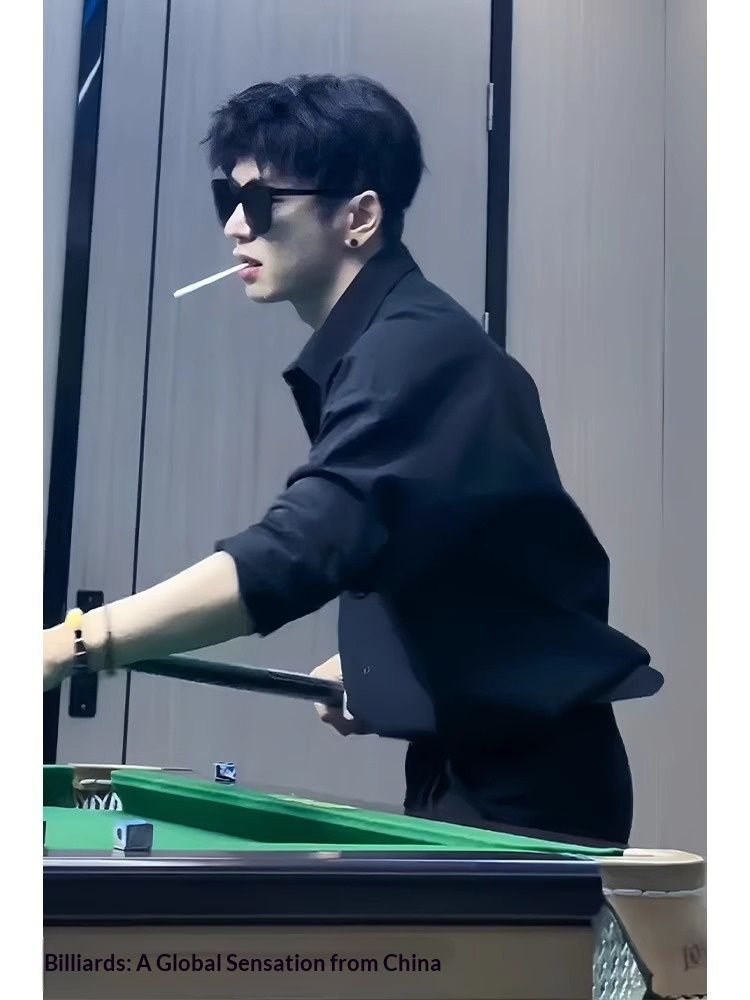 Pulse Pulse Bai Jingting Sang Yan Same Style Black Men Spring Autumn High-end Long Sleeve Shirt Suit Inner Wear Minimalist Jacket_voghion.com