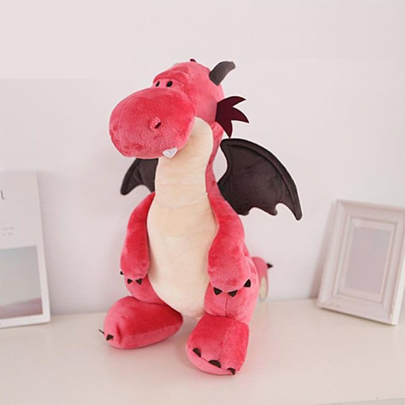 I miękka, super słodka lalka dinozaur Tyrannosaurus Rex pluszowa zabawka na urodziny chłopców_voghion.com